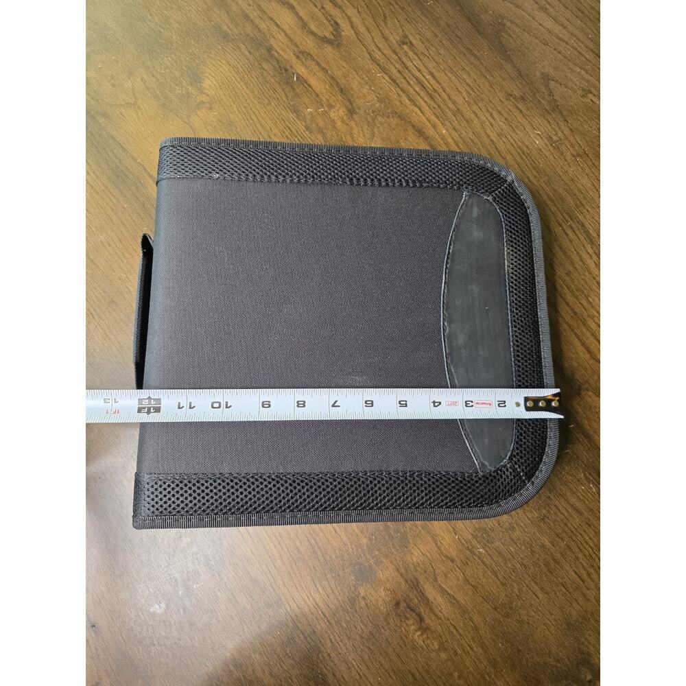 Vintage CD/DVD Nylon carrying case holder with strap-holds 32 CD's - Picture 12 of 16